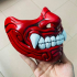 Face Mask - Samurai Mask - Halloween Costume Cosplay print image