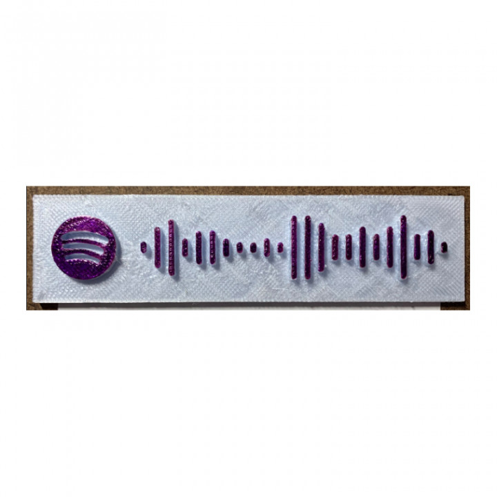 3D Printable Spotify Song Code Boomtrap Protocol by. Logic by Sean Matthew  Fagan