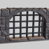 OpenForge Dungeon Stone Separate Wall Portcullis image