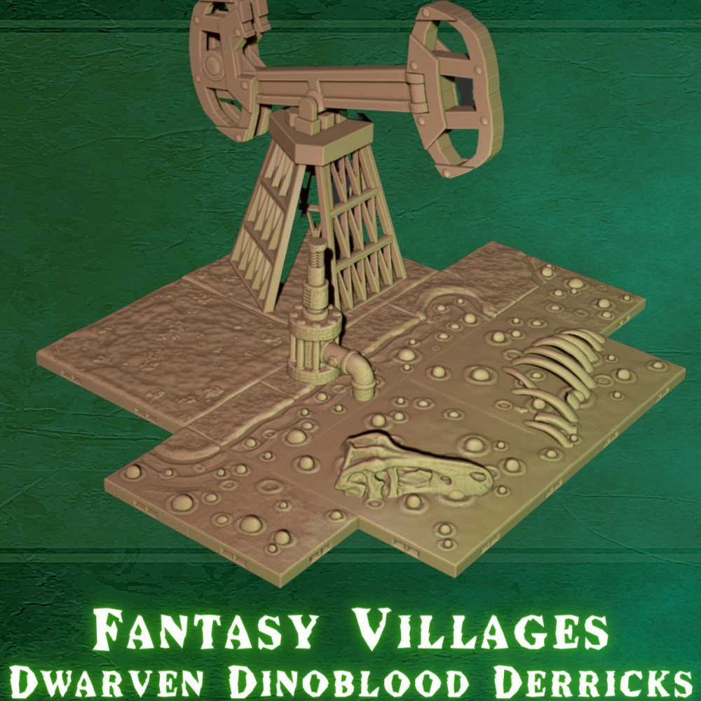 Image of Fantasy Villages - Dinoblood Derricks