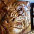 Tiger head STL file 3d model - relief for CNC router or 3D printer print image