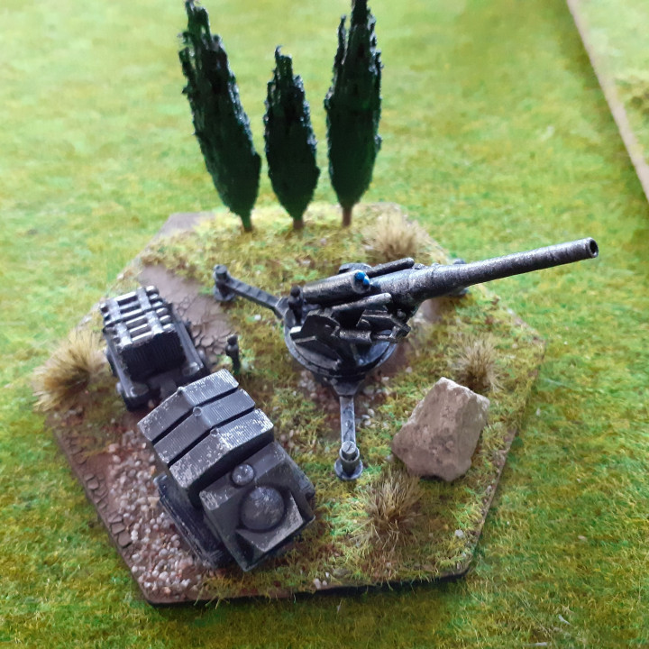 6mm AA-Artillery with diorama