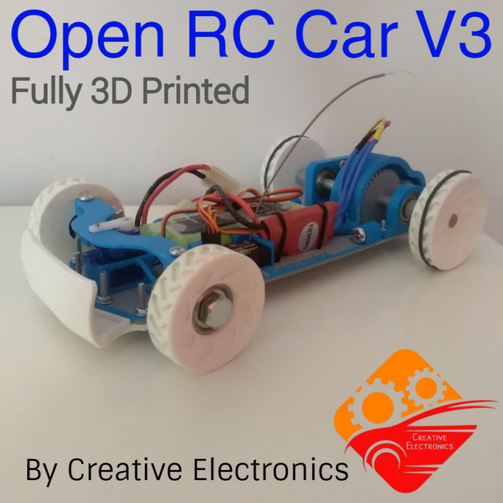 Open RC Car V3 - Chassis