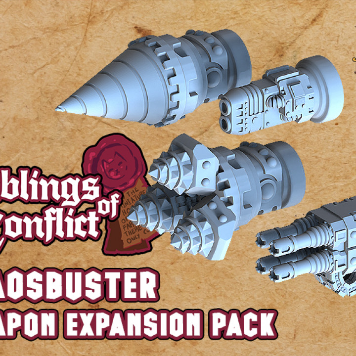 Chaosbuster weapon expansion pack