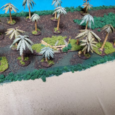 Picture of print of 28mm Modular Palm Trees - FULL PACK ( A + B +C )