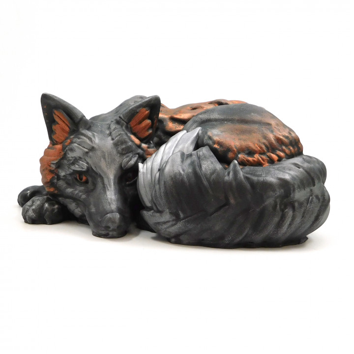 Foxy! Melanistic Fox model (single and multi material versions)