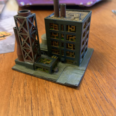 Picture of print of Industrial Compex for Small Scale Wargames