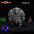 Armoured Bear Miniature - pre-supported image