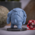 Armoured Bear Miniature - pre-supported print image