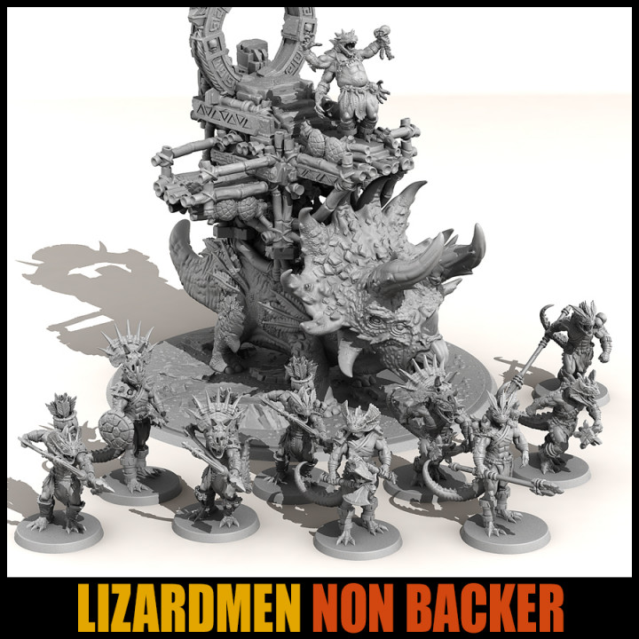 Lizardmen Add-On Public [16$ for BACKERS]'s Cover