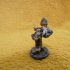 Dwarf Warrior D&D Mini (28mm) print image