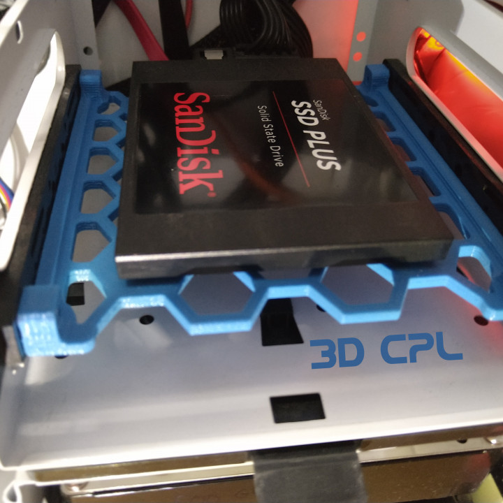 3d Printable Adapter Ssd 2 5 To 3 5 Adaptador Ssd 2 5 A 3 5 By 3d Cpl