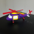 Helicopter Toy Puzzle print image