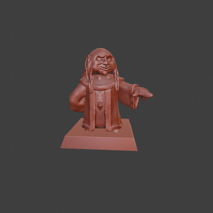 3D Printable Dungeon Master Figure by Runar