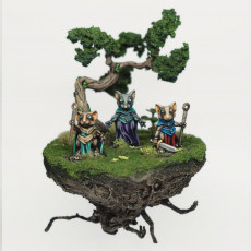 Picture of print of Mousle Sorcerers  (With Pre Supports)