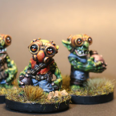 Picture of print of Goblin Alchemists (pre supported)