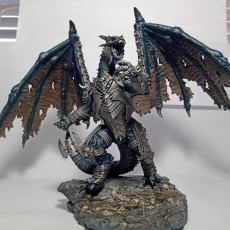 Picture of print of Erevos the Death Dragon (Standing Pose)