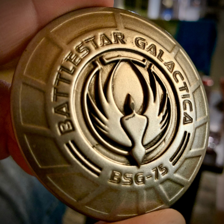 Battlestar Galactica Challenge Coin