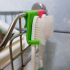 Toothbrush holder for bathroom wire rack. image