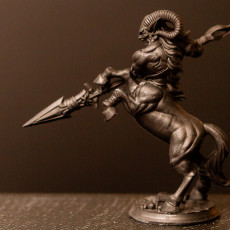 Picture of print of Ceiron - Centaur warrior with spear - 32mm - DnD -
