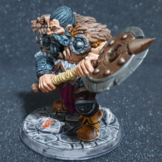 Picture of print of Ortwayn - Dwarf Warrior - 32mm - DnD -