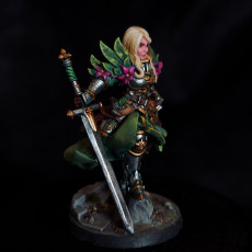 Picture of print of Angeline - Female Paladin - 32mm - DnD -