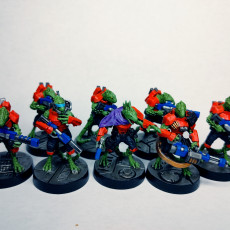Picture of print of Reptilian Soldier Basic Unit
