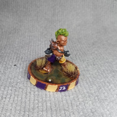 Picture of print of Bingo Whackins, Chaotic Halfling Fantasy Football Player
