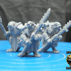 Picture of print of Armoured Ratfolk (Pre Supported)