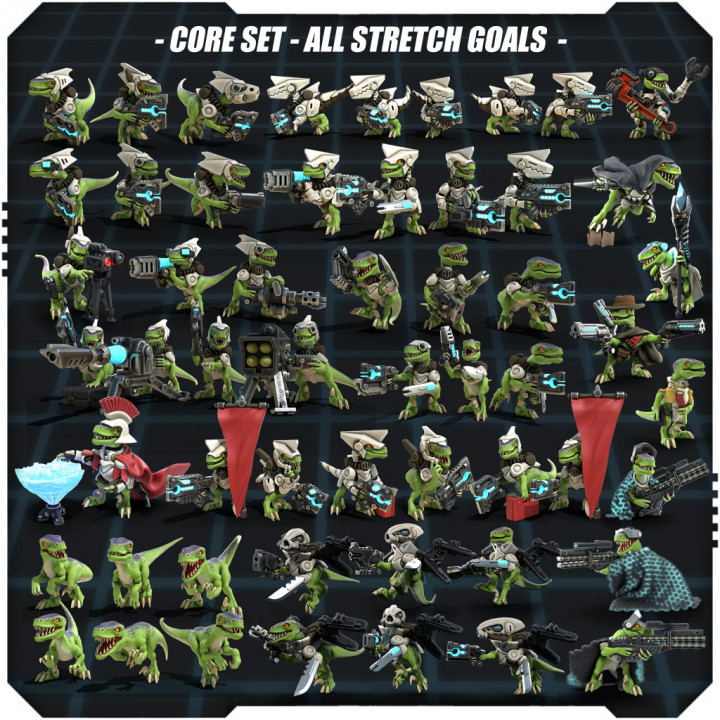 Raygun Raptors Complete Kickstarter Set's Cover