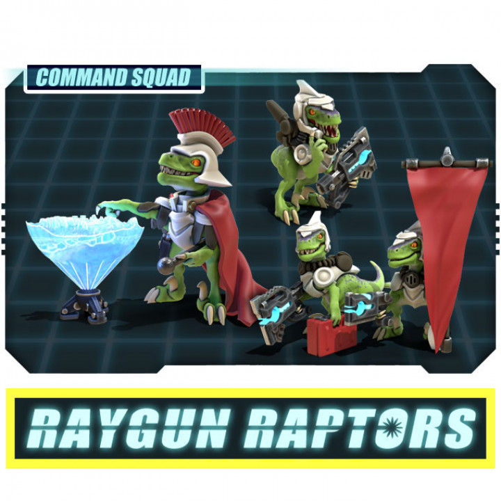Raygun Raptors Command Squad's Cover