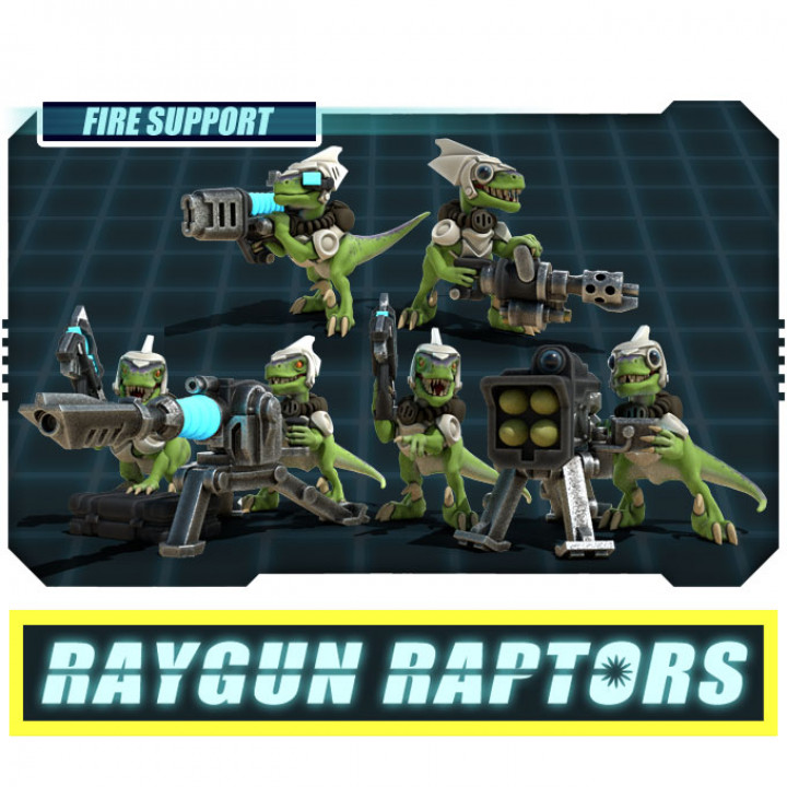 Raygun Raptors Fire Support Squad's Cover