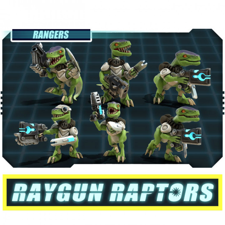 Raygun Raptors Ranger Squad's Cover