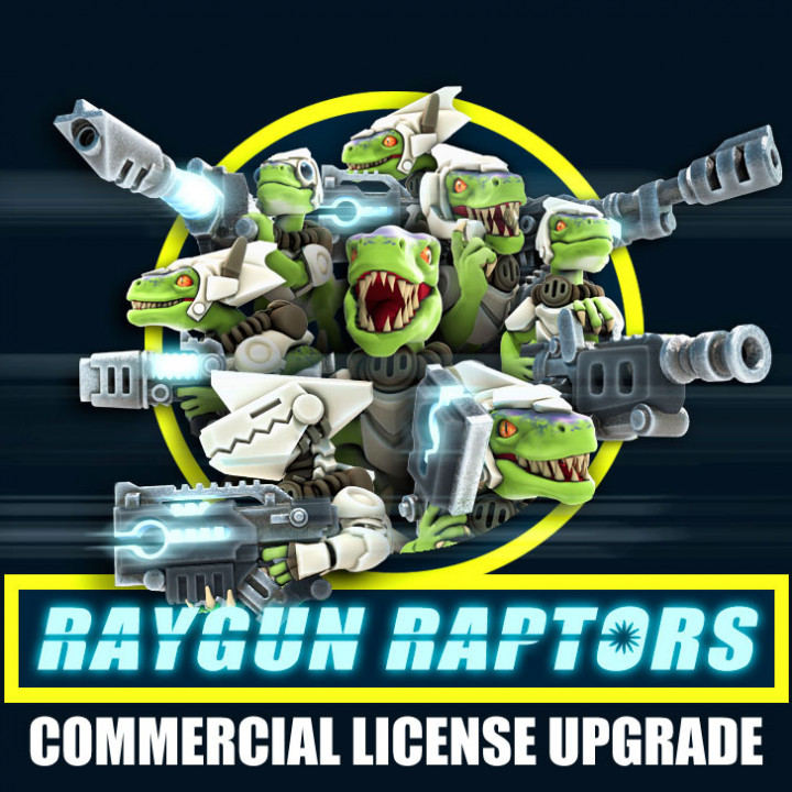 Raygun Raptors Kickstarter Set Commercial License Upgrade's Cover