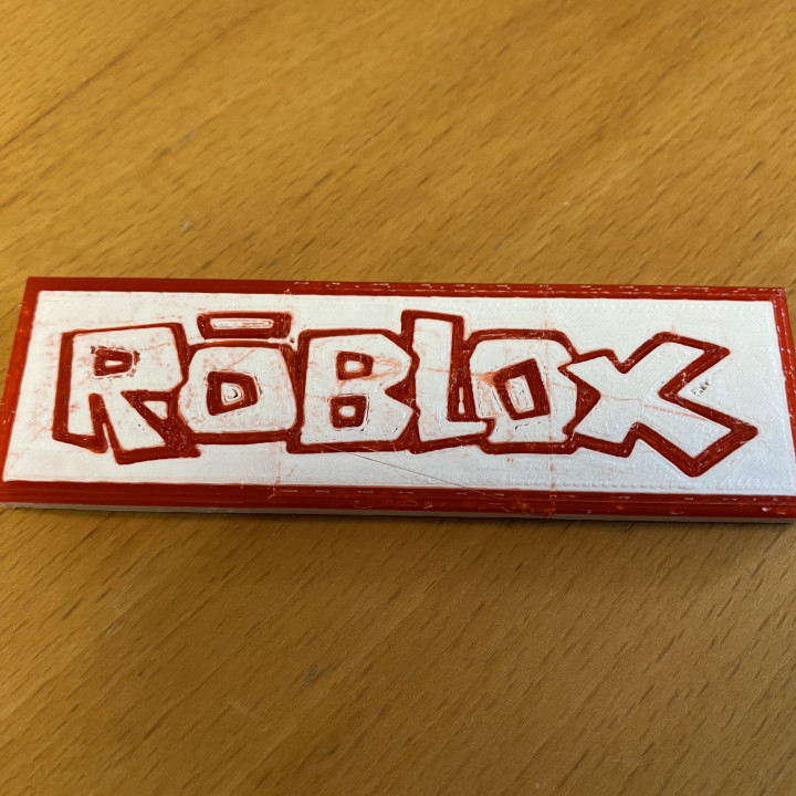 3d Printable Roblox Sign Dual Extruder By Mikey - mm sign 2 roblox