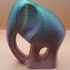 Elephant Statue smoothed print image