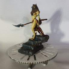 Picture of print of Oleana the Werewolf Queen pre-supported This print has been uploaded by Bernd Ledig