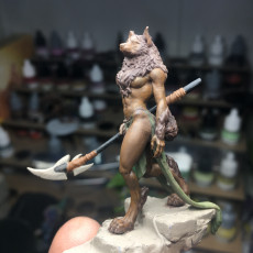 Picture of print of Oleana the Werewolf Queen pre-supported This print has been uploaded by Victor Filipe