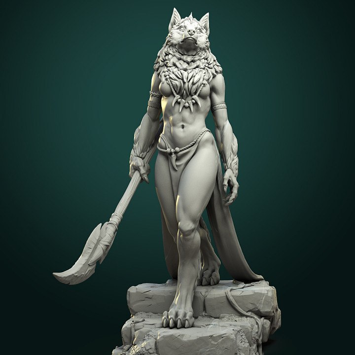 Oleana Werewolf Queen White Werewolf Tavern Dungeons and Dragons D/&D