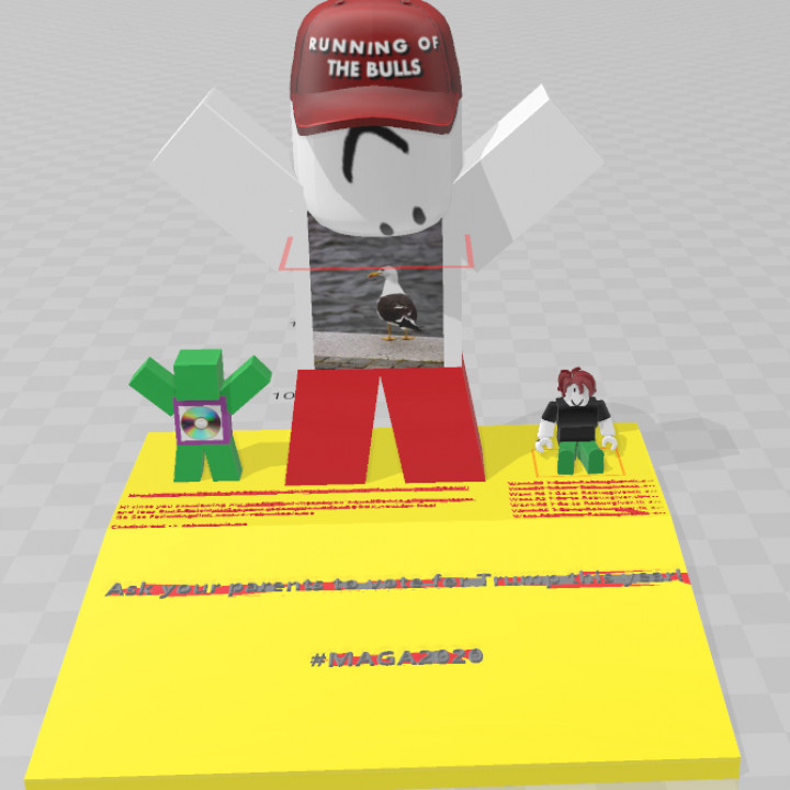 3d Printable Roblox Scam Bot Trophy By Myminifactory4 - roblox asset loader