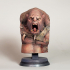 Orc Berserker Bust - Presupported print image