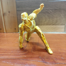 Picture of print of Iron Man MK42 - Super Hero Landing Pose Support Free Remix