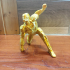 Iron Man MK42 - Super Hero Landing Pose Support Free Remix print image