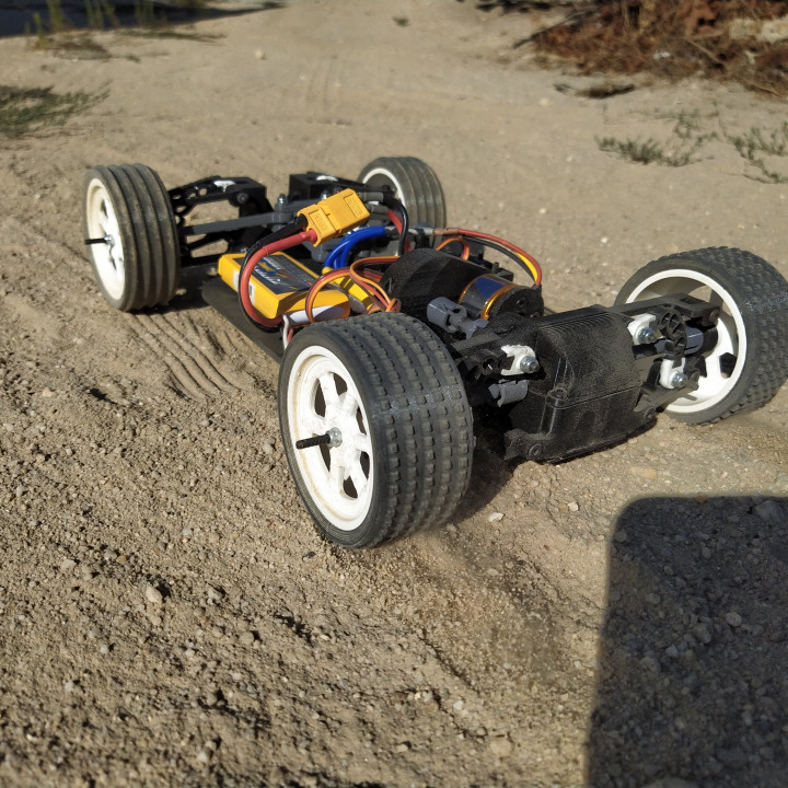RC Truggy - Fully 3D printed RC car