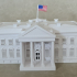 The White House (Lamp) - USA print image