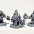 Dwarf Berserkers (pre supported) print image