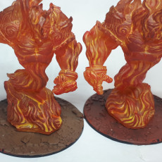 Picture of print of Fire Elementals (Pre Supported)