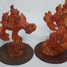 Picture of print of Fire Elementals (Pre Supported)