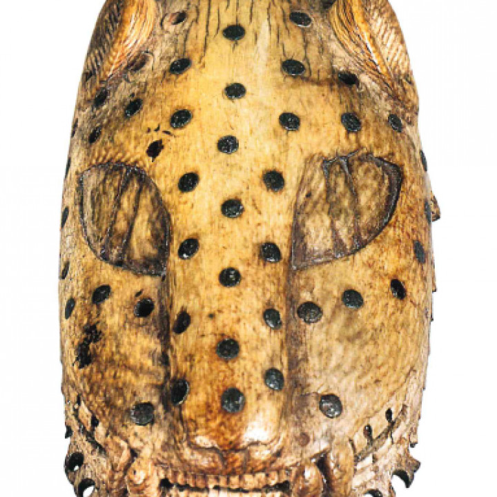 Leopard's Head Ornament/Benin Mask