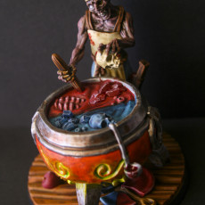 Picture of print of Townfolks Zombie Cook